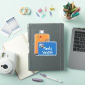 家族休暇、スーツケース準備ができて シール (iPadカバー)