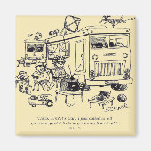 家族休暇 マグネット (正面)