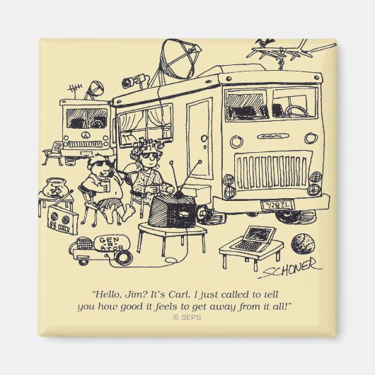 家族休暇 マグネット (正面)