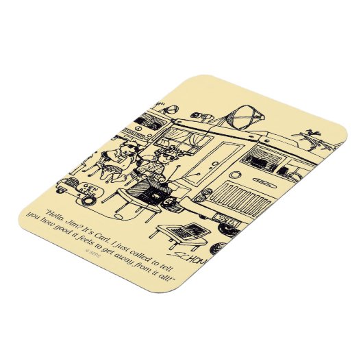 家族休暇 マグネット (左側)