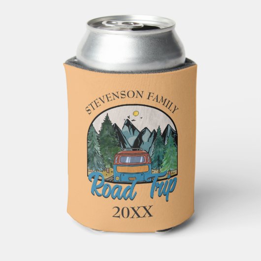 家族休暇 缶クーラー (缶裏面)
