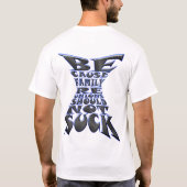 家族会が吸うべきではないので Tシャツ (裏面)