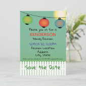 家族会のデザイン セーブザデート (スタンド正面)