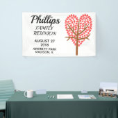 家族会のハートの木 横断幕 (トレードショー)