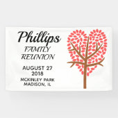 家族会のハートの木 横断幕 (横)