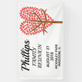 家族会のハートの木 横断幕 (縦)