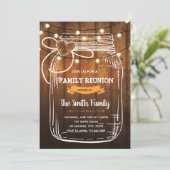 家族会のパーティの招待状 招待状 (スタンド正面)