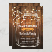 家族会のパーティの招待状 招待状 (正面/裏面)