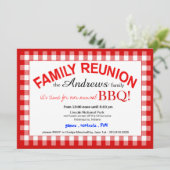 家族会の夏BBQのピクニック 招待状 (スタンド正面)