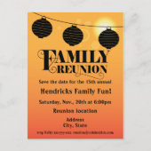 家族会の招待状 インビテーションポストカード (正面)