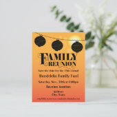 家族会の招待状 インビテーションポストカード (スタンド正面)