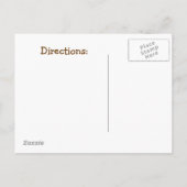 家族会の招待状、ハムスター、アートワーク インビテーションポストカード (裏面)