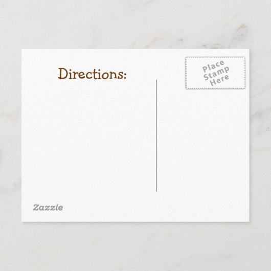 家族会の招待状、ハムスター、アートワーク インビテーションポストカード (裏面)