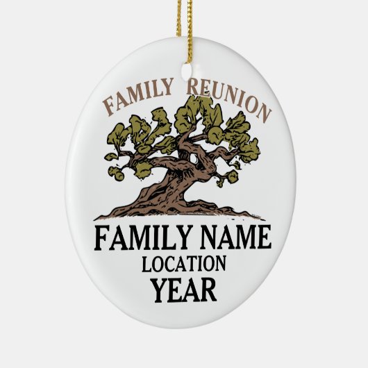家族会の木のオーナメント セラミックオーナメント (右)