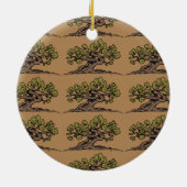 家族会の木のオーナメント セラミックオーナメント (裏面)