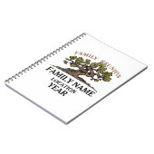 家族会の木のノート ノートブック (左側)