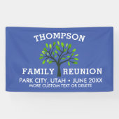 家族会の木の名前をカスタムするの位置の日付 横断幕 (横)