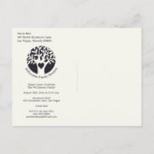 家族会の木の招待状 インビテーションポストカード (裏面)