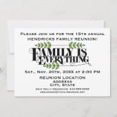 家族会の発表 招待状 (正面)