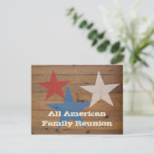 家族会の郵便はがきの招待状 インビテーションポストカード (スタンド正面)