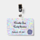 家族会 バッジ (正面 （クリップ付）)