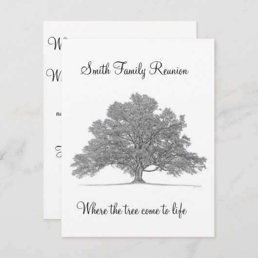 家族会 出欠カード (正面/裏面)