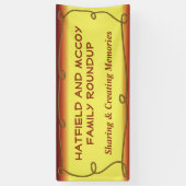 家族会-家族の集合 横断幕 (縦)