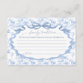 家族伝統トイルサファリ エンクロージャーカード (正面)