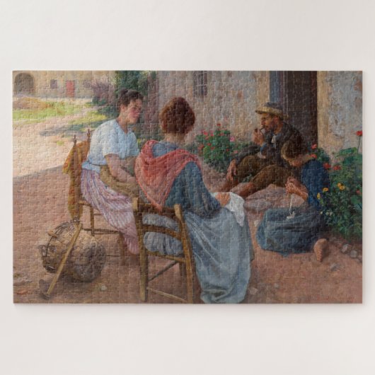 家族伝統的イタリアン(ヴィンテージイタリア) ジグソーパズル (横)