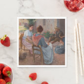 家族伝統的イタリアン(ヴィンテージイタリア) スタンダードランチョンナプキン (インサイチュ)