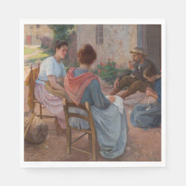 家族伝統的イタリアン(ヴィンテージイタリア) スタンダードランチョンナプキン