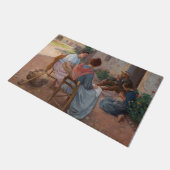 家族伝統的イタリアン(ヴィンテージイタリア) ドアマット (アングル)