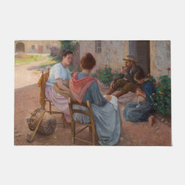 家族伝統的イタリアン(ヴィンテージイタリア) ドアマット