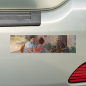 家族伝統的イタリアン(ヴィンテージイタリア) バンパーステッカー (車上)