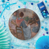 家族伝統的イタリアン(ヴィンテージイタリア) ペーパープレート (パーティー)