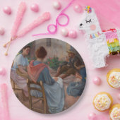 家族伝統的イタリアン(ヴィンテージイタリア) ペーパープレート (パーティー)