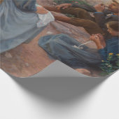 家族伝統的イタリアン(ヴィンテージイタリア) ラッピングペーパー (角)