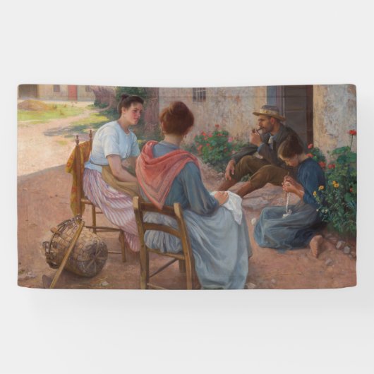 家族伝統的イタリアン(ヴィンテージイタリア) 横断幕 (横)