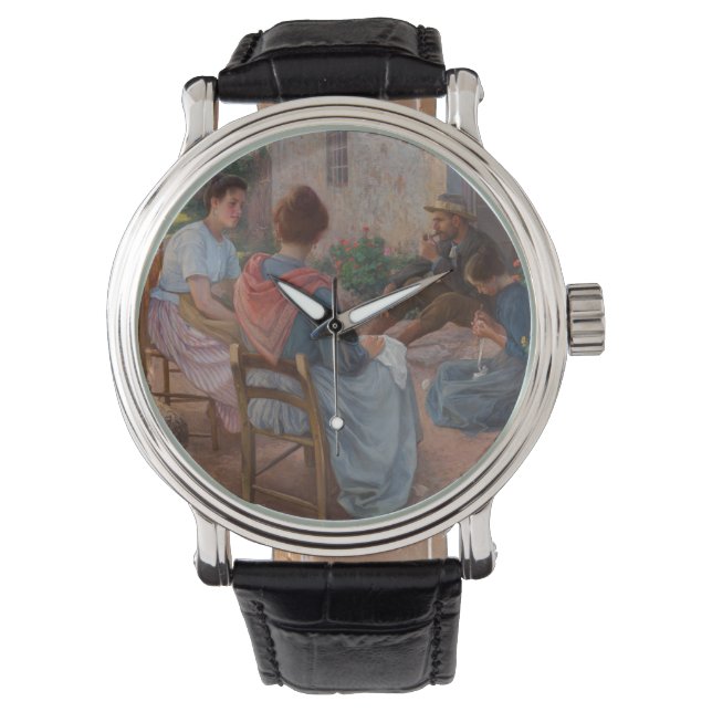 家族伝統的イタリアン(ヴィンテージイタリア) 腕時計 (正面)