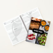 家族伝統的レシピ4フォトコラージュレシピ ノートブック (内部)