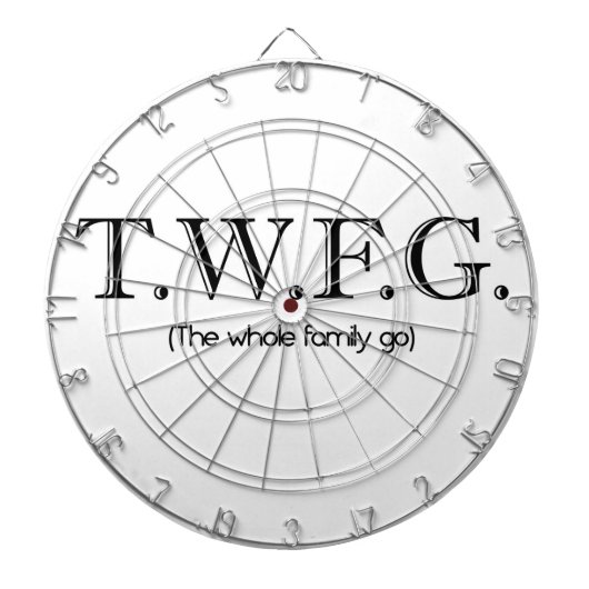 家族全員でダーツボードに行く ダーツボード (正面)