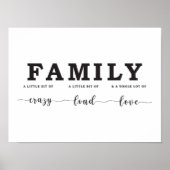 家族全員の少し熱狂するの兆候 ポスター (正面)