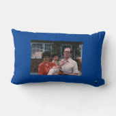 家族全員の装飾用クッション ランバークッション (裏面)