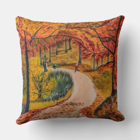 家族全員を旅する クッション (裏面)