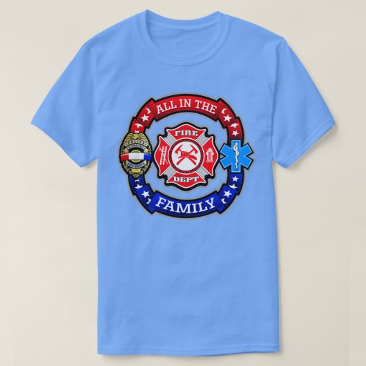 家族全員1 Tシャツ (デザイン正面)