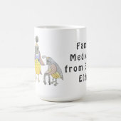 家族内科医/医師/NP コーヒーマグカップ (中央)