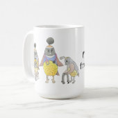 家族内科医/医師/NP コーヒーマグカップ (正面左)