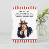 家族再会のお知らせ 招待状 (スタンド正面)