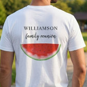 家族再会のスイカ Tシャツ