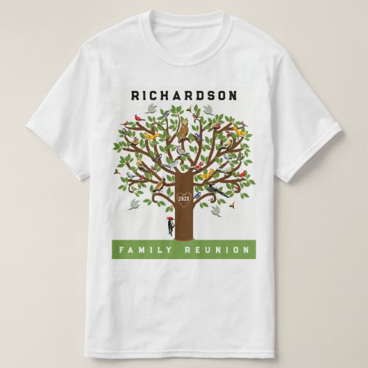 家族再会の記念品 Tシャツ (デザイン正面)